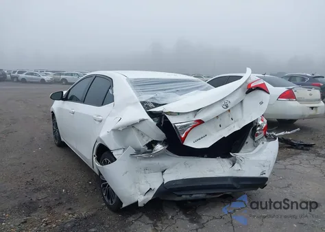 2016 Toyota Corolla S Plus из США, поврежденный, VIN 2T1BURHE3GC603347